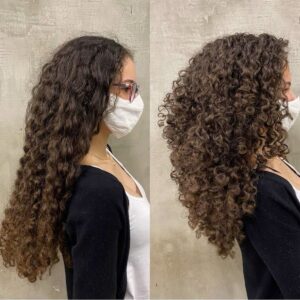 Corte de pelo rizado cambio