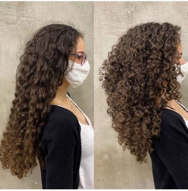 Corte de pelo rizado cambio